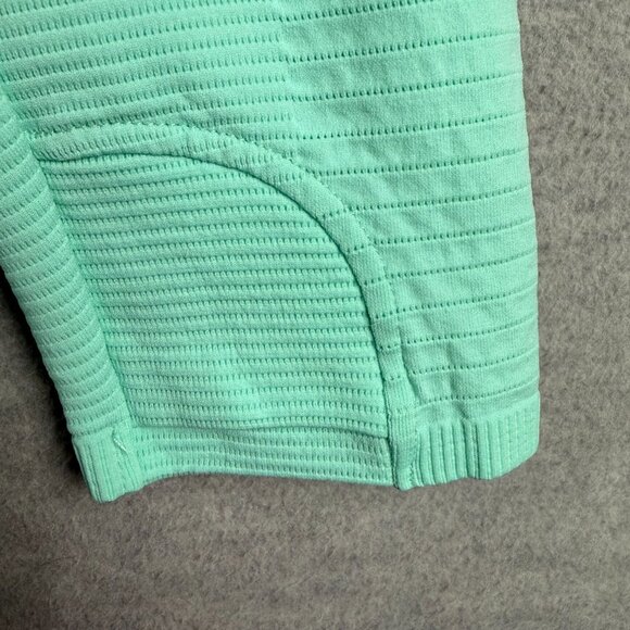 Athleta Plus 1X Flurry Blizzard Seamless Rib Turtleneck Wintergreen Mint - Picture 8 of 15